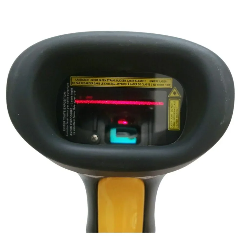 Laser Barcode Scanner Corded Handheld Stand Zebra Symbol LS2208 Scan UPC Codes - Picture 2 of 14